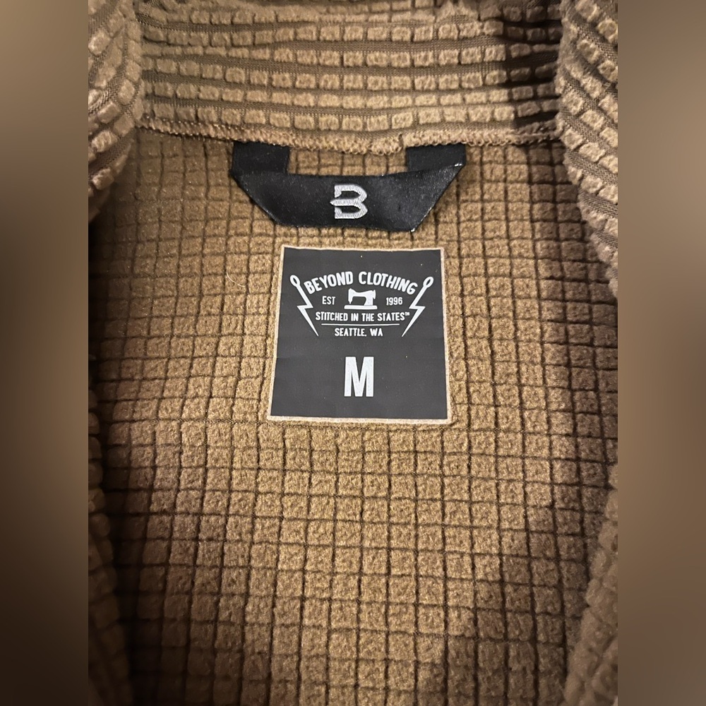 Beyond Clothing coyote tan Waffle thermal layer- Made in USA